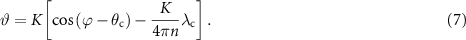 Equation (7)