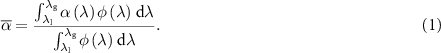 Equation (1)