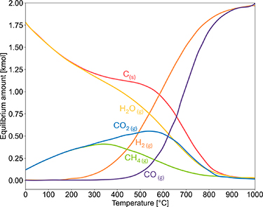 Internal biogas reforming in solid oxide and proton conducting fuel ...