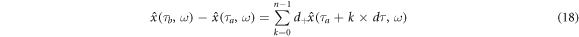 Equation (18)