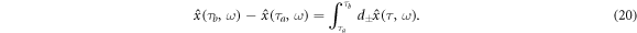Equation (20)
