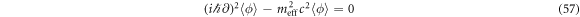 Equation (57)
