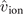 ${\hat{v}}_{\mathrm{i}\mathrm{o}\mathrm{n}}$