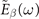 ${\tilde{E}}_{\beta }(\omega )$