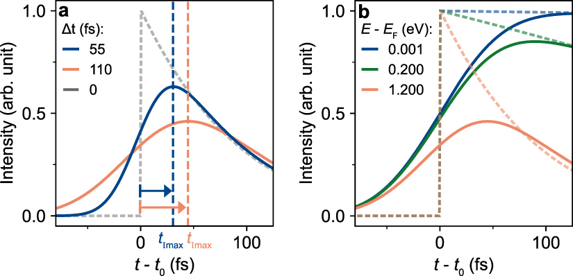 Line shapes in time- and angle-resolved photoemission spectroscopy