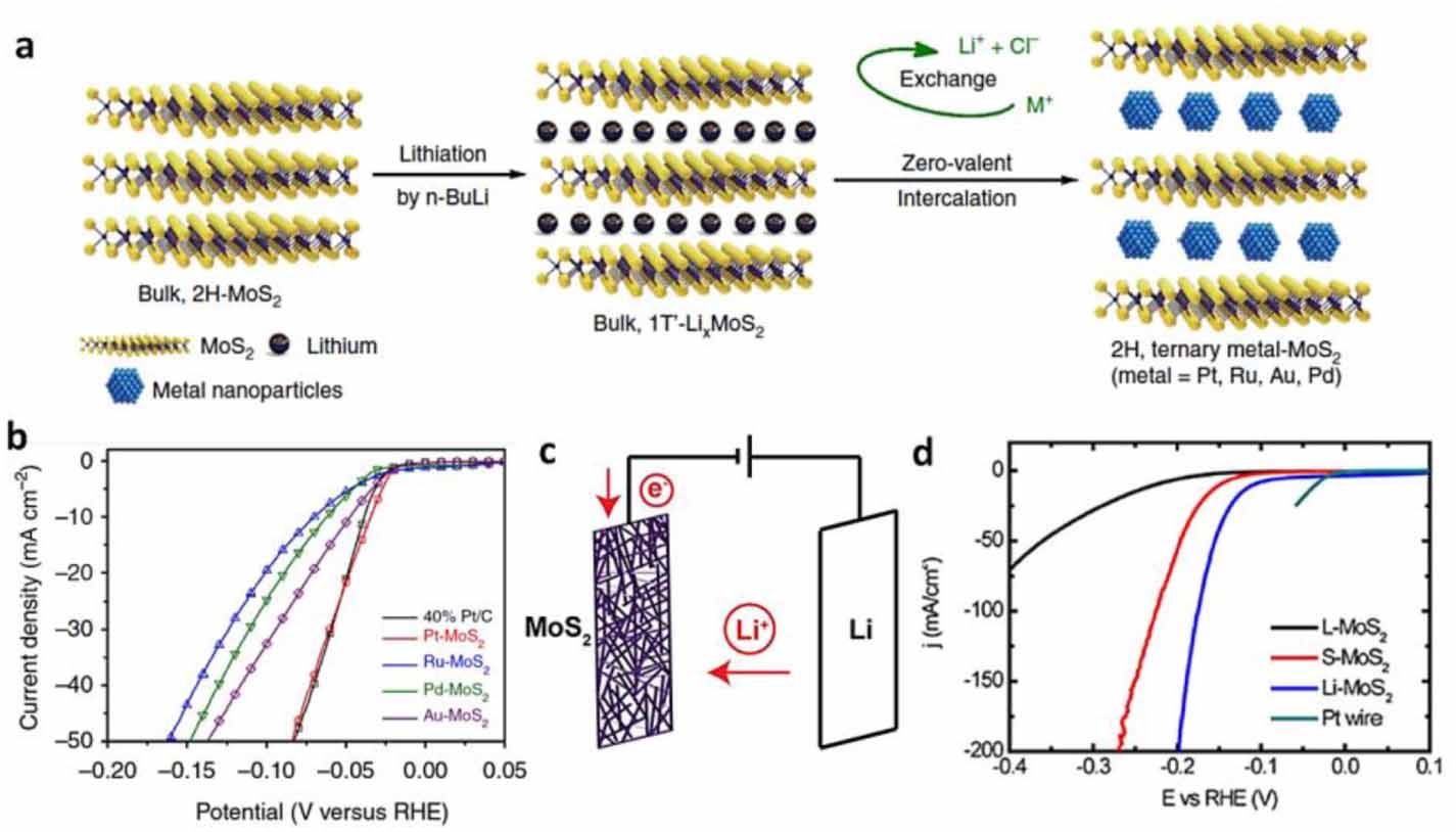 Intercalation in two-dimensional transition metal chalcogenides ...
