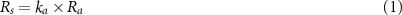Equation (1)