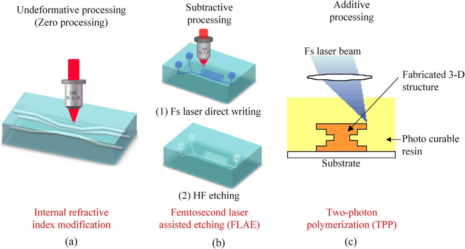 Fs Laser Micro Hybrid femtosecond laser three-dimensional micro-and nanoprocessing: a ...