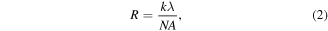 Equation (2)