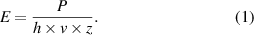 Equation (1)