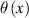 $\theta \left( x \right)$