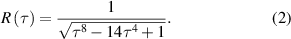 Equation (2)
