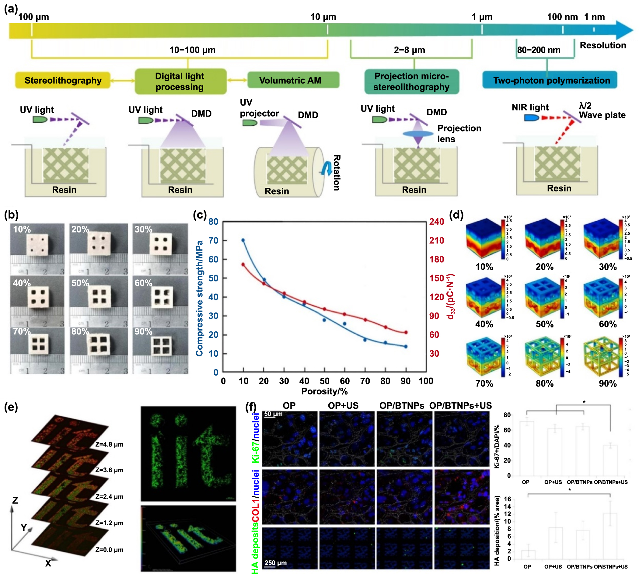 3D/4D printed bio-piezoelectric smart scaffolds for next