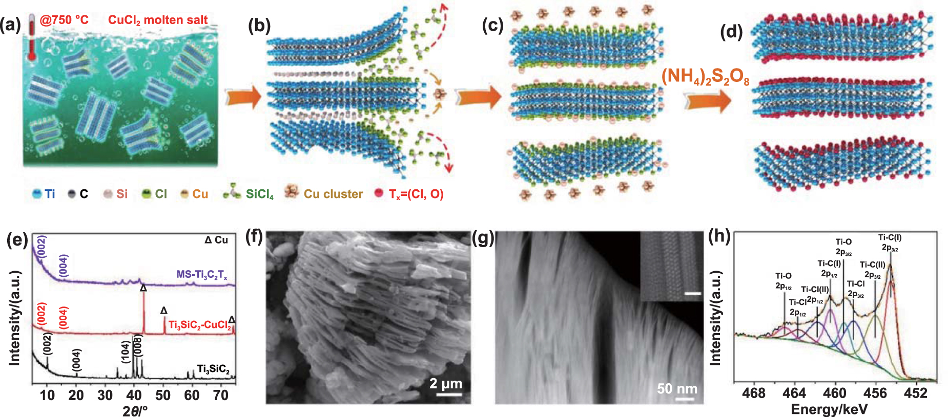 Preparation of MXene-based hybrids and their application in ...