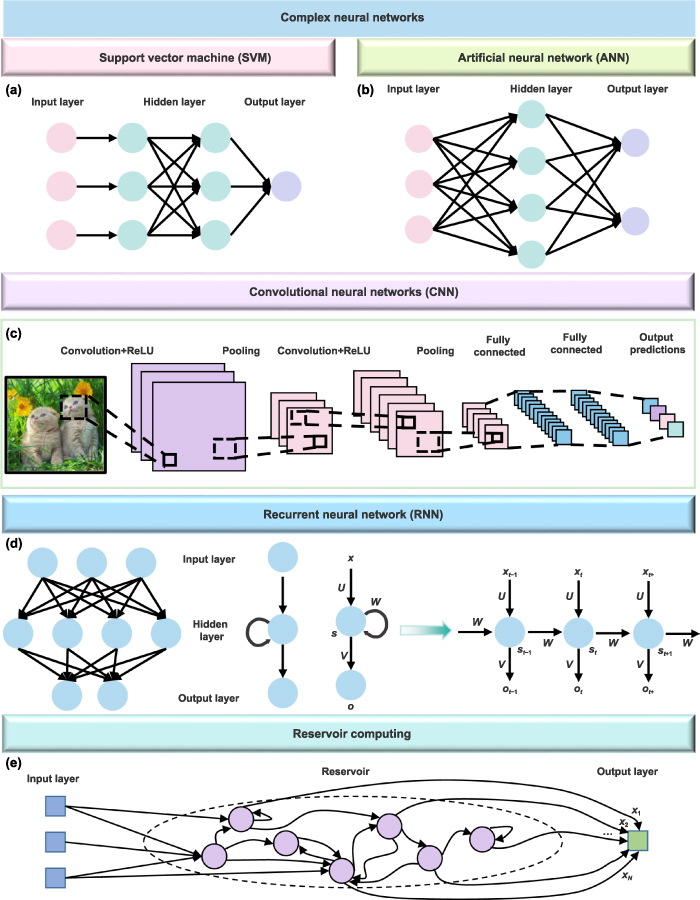 Neuromorphic devices assisted by machine learning algorithms