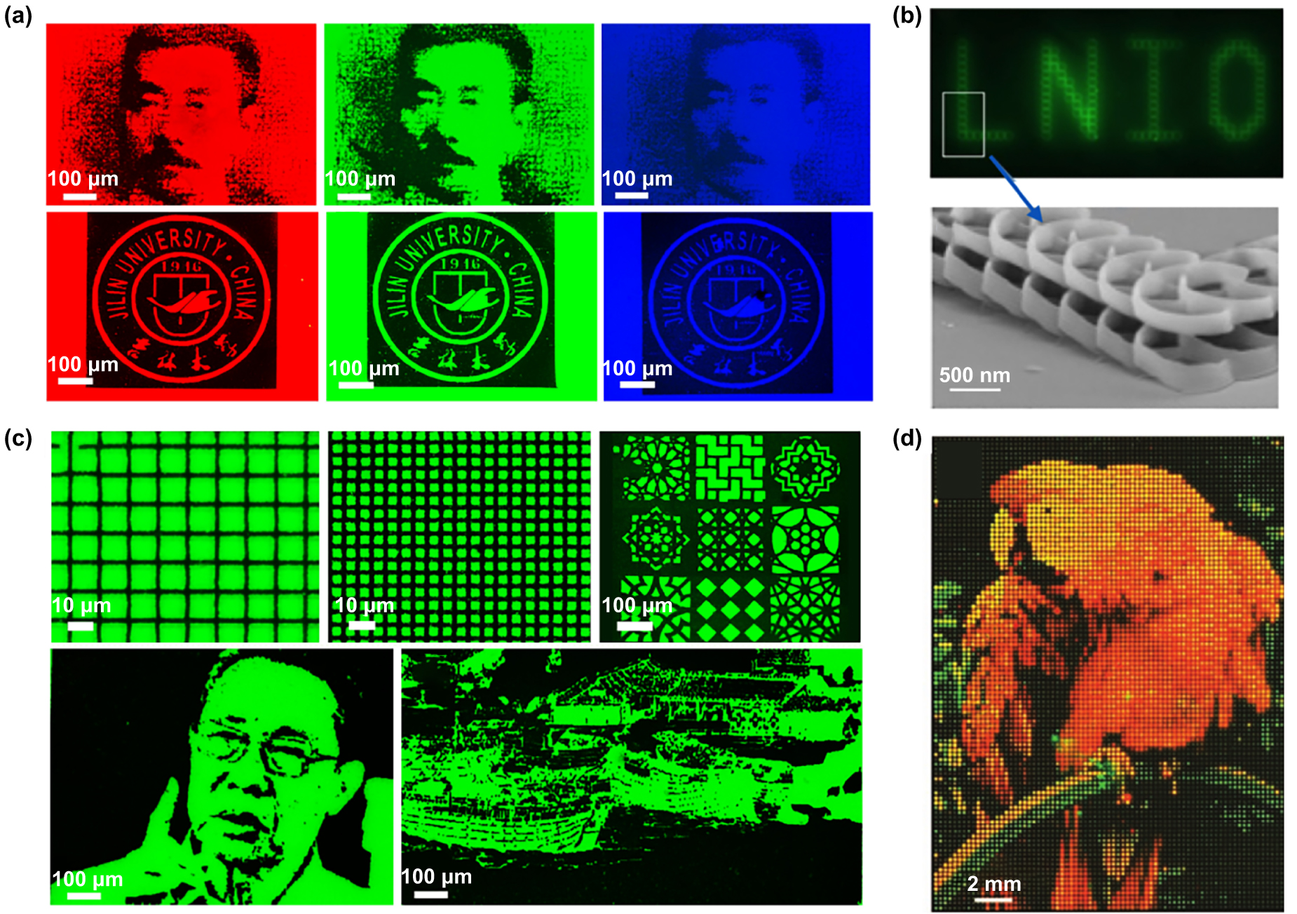 Laser micro-nano processing of optoelectronic materials