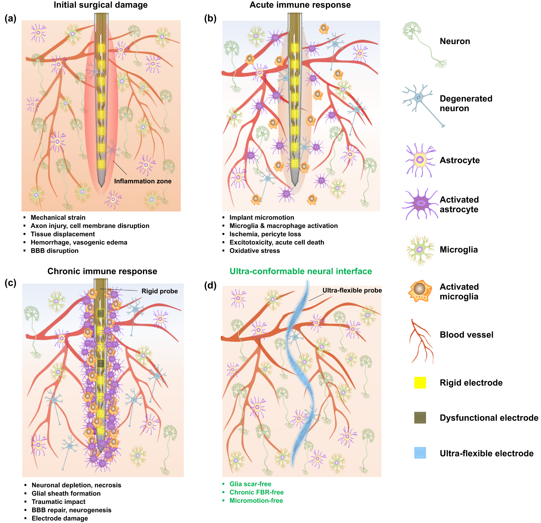 Extreme manufacturing of minimally invasive intracortical neural
