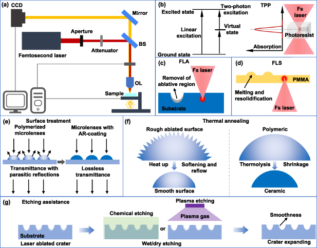 Recent advances in femtosecond direct laser writing of micro-optical ...