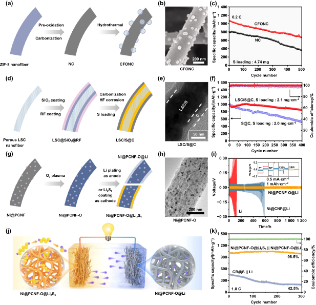 Electrospinning for lithium–sulfur batteries: processes and