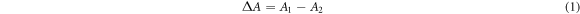 Equation (1)