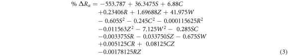 Equation (3)