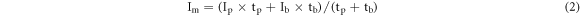 Equation (2)