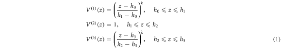 Equation (1)
