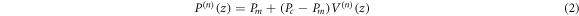 Equation (2)