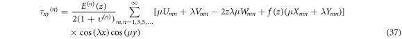 Equation (37)