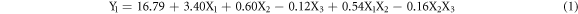 Equation (1)