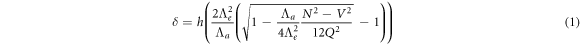 Equation (1)