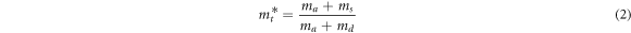 Equation (2)
