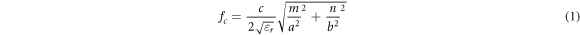 Equation (1)