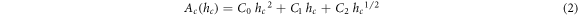 Equation (2)