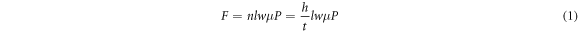 Equation (1)