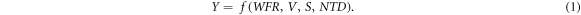 Equation (1)