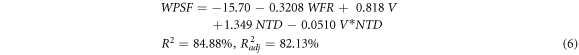 Equation (6)