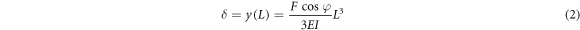 Equation (2)