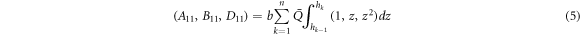 Equation (5)