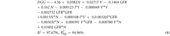 Equation (8)