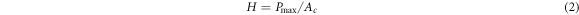 Equation (2)