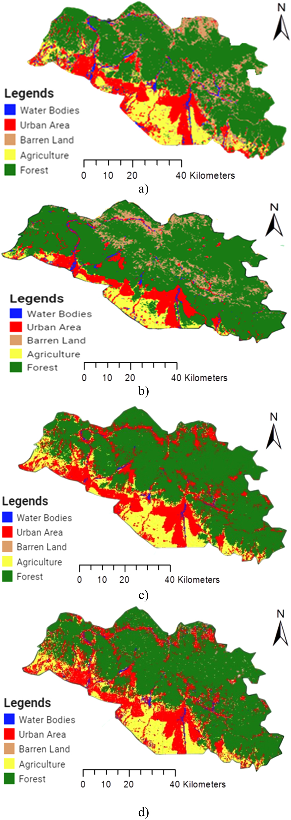Evaluation of different machine learning algorithms for LULC ...