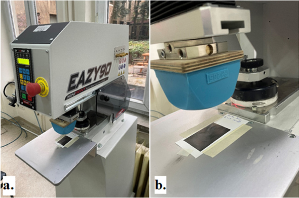 Sensor Pad Machine Resistive pressure sensors through advanced pad printing techniques for ...