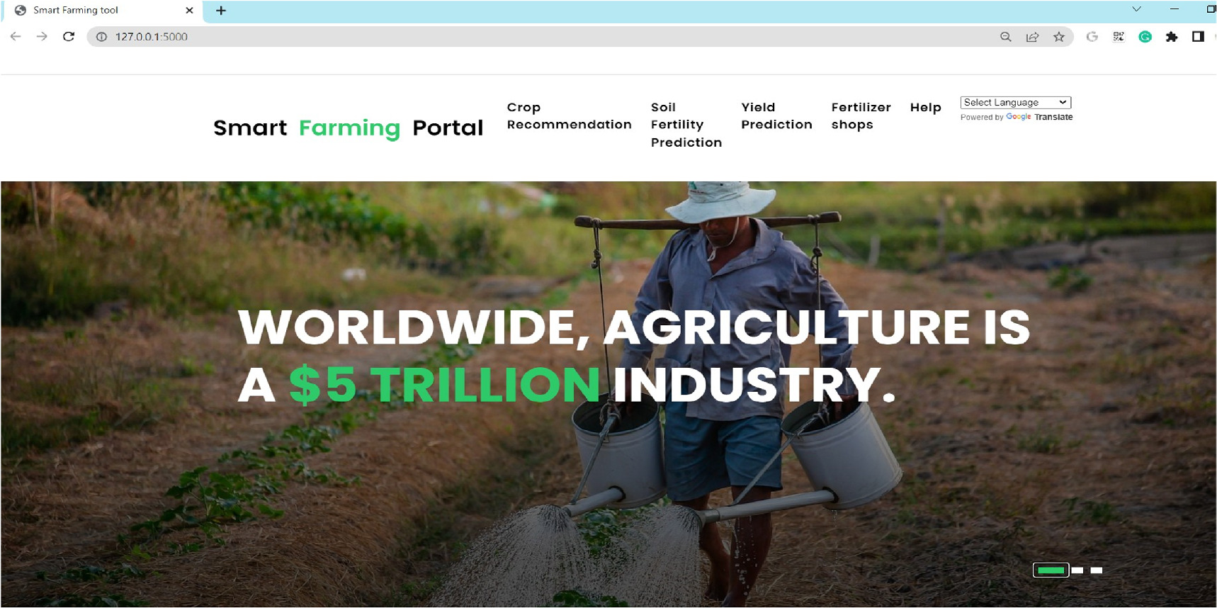 AI-Driven smart farming portal: overcoming language barriers and ...
