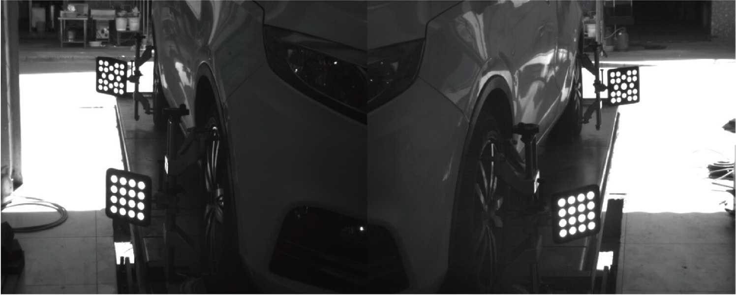 Localization algorithm for 3D four-wheel alignment based on monocular ...