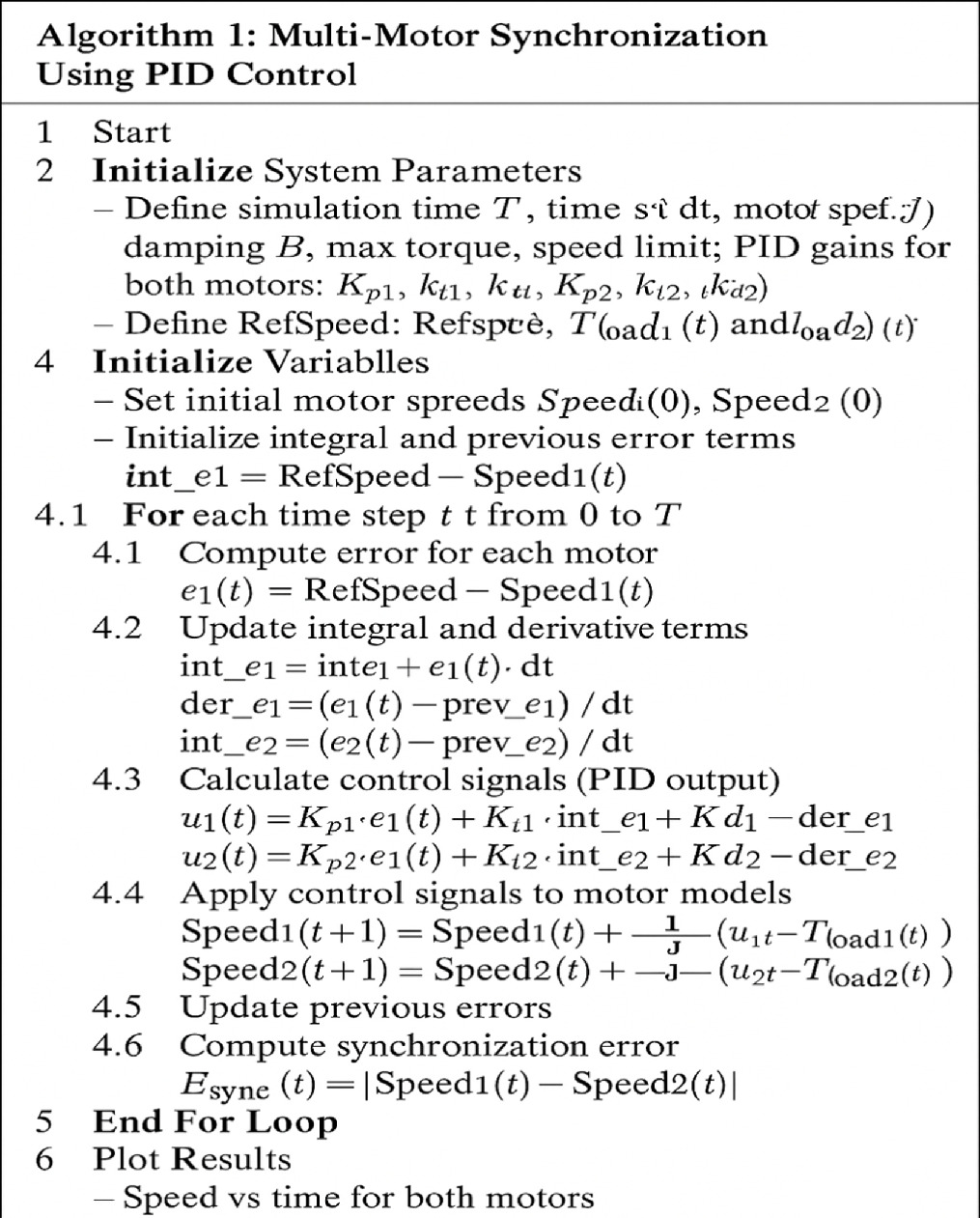 Multi Point Auto Synchronization Simulation of synchronization control strategies and energy consumption ...