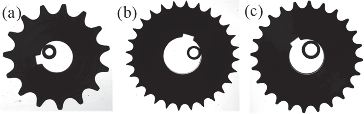 Measurement method for radial runout of sprocket based on machine ...