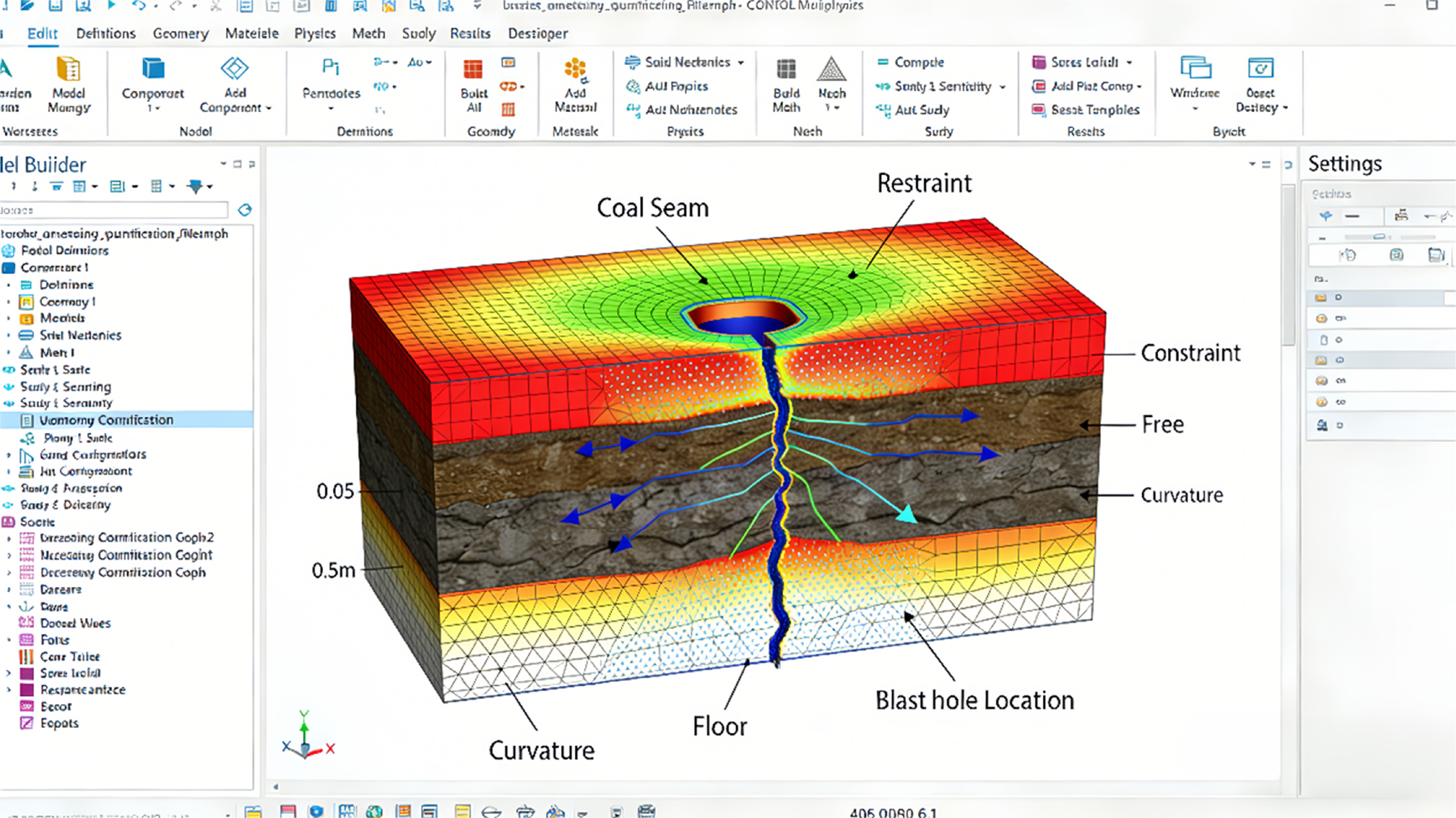 Multiphysics Joint Inversion Construction of a static fracturing multiphysics coupling model and ...