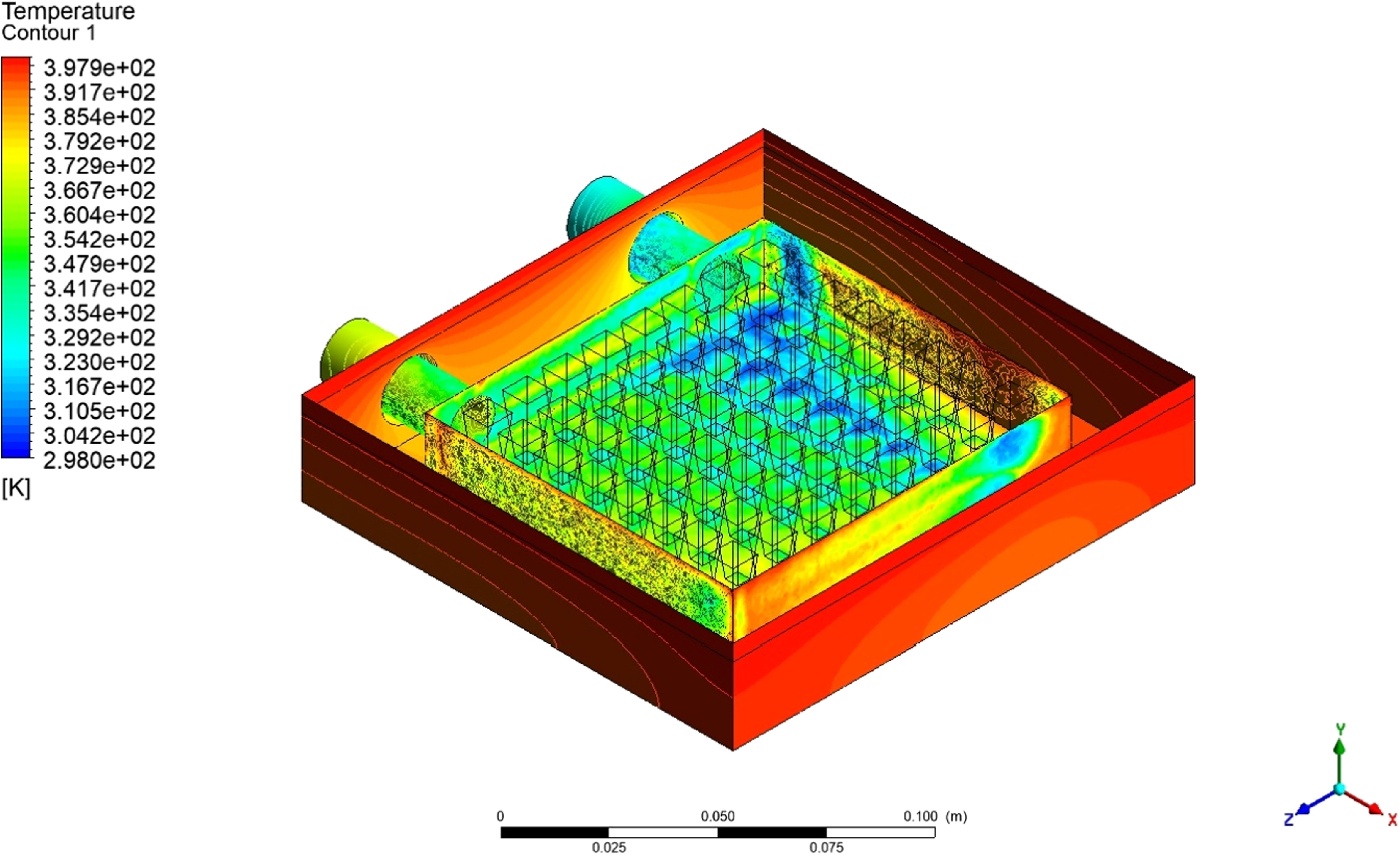 Computational thermal analysis of a heat sink with different pin fin ...