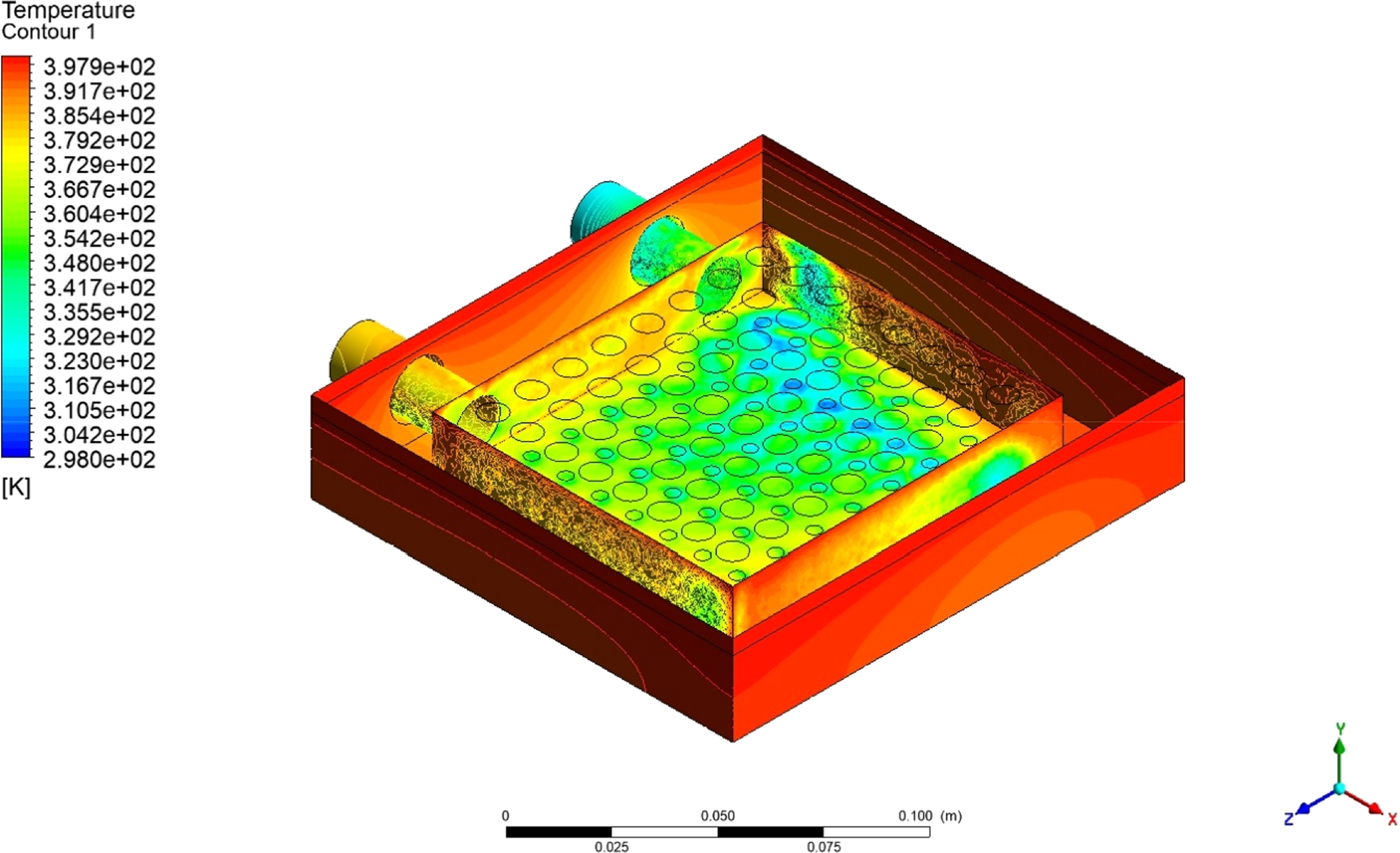 Computational thermal analysis of a heat sink with different pin fin ...
